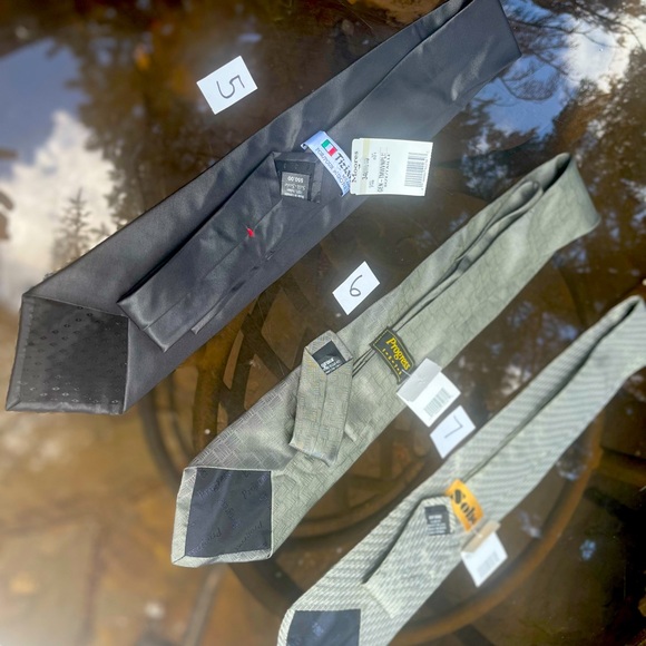 Varied brand neckties, all the same size, real silk, never worn - Picture 9 of 11